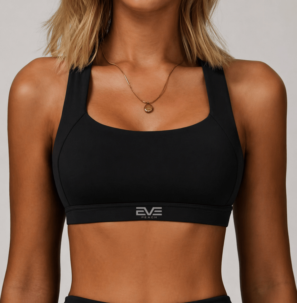 EVE CoreHold Sculpt Bra – High Support Square Neck - EVEPEACH