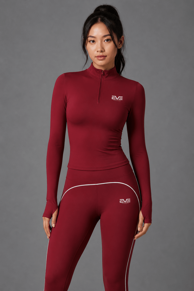 EVE CoreZip Long Sleeve — Compression Fit - EVEPEACH