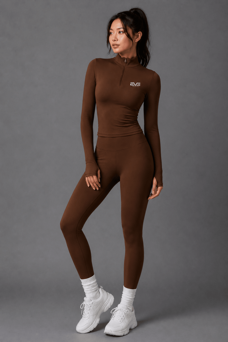 EVE CoreZip Long Sleeve — Compression Fit - EVEPEACH