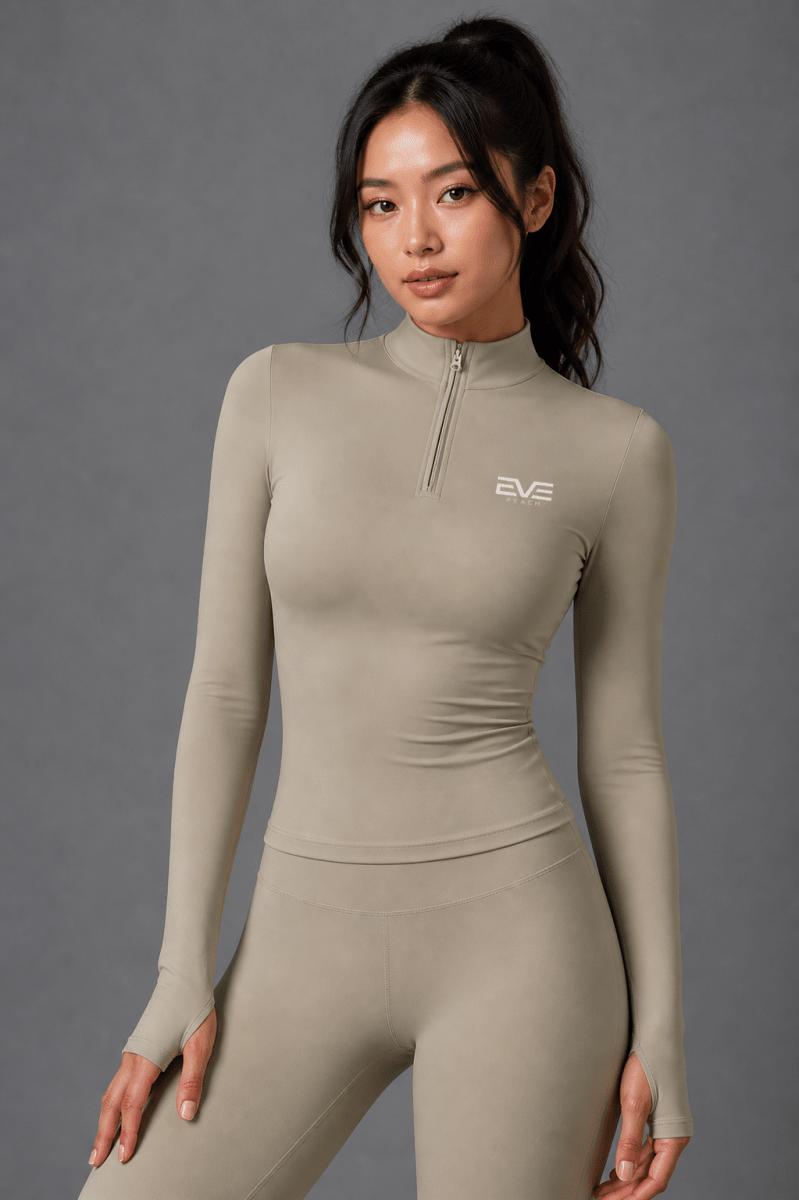 EVE CoreZip Long Sleeve — Compression Fit - EVEPEACH
