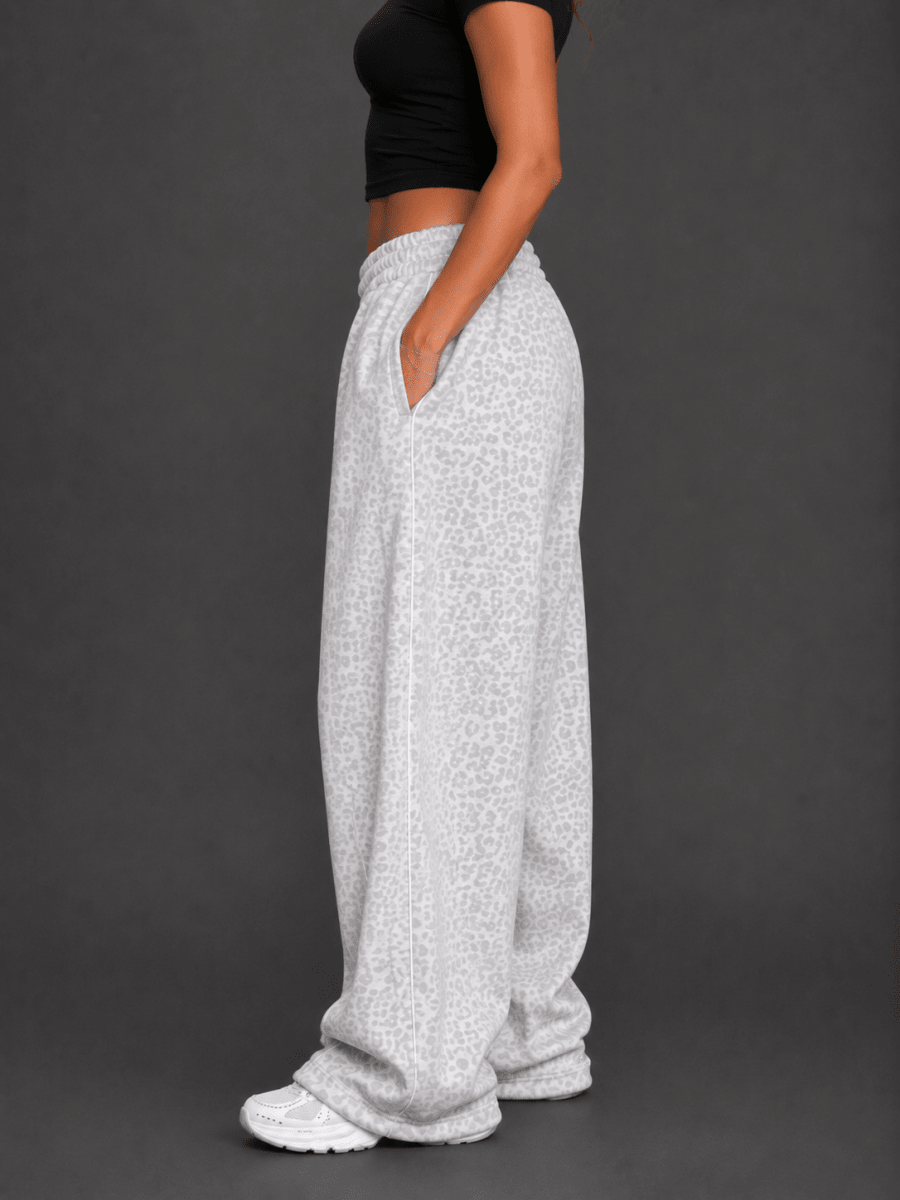 EVE FlowMotion Leopard Wide Leg Pants - EVEPEACH