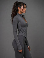 EVE FormZip Sculpt Jacket — Precision Fit Layer - EVEPEACH