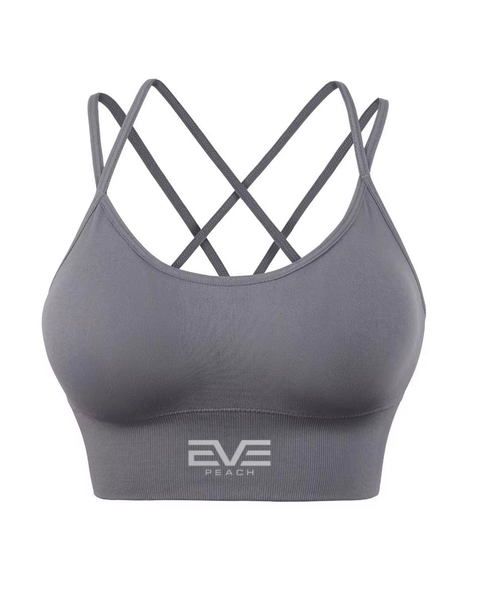 EVE Sculpt Crossback Sports Bra - EVEPEACH