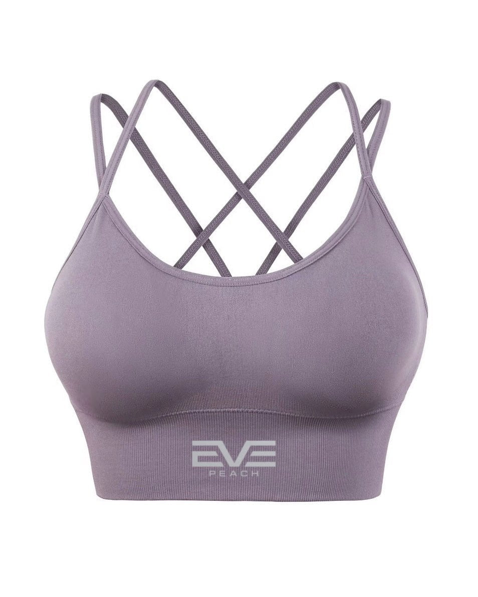 EVE Sculpt Crossback Sports Bra - EVEPEACH