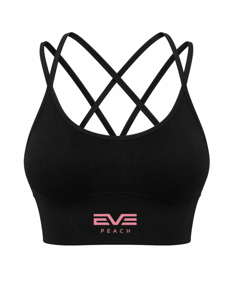 EVE Sculpt Crossback Sports Bra - EVEPEACH