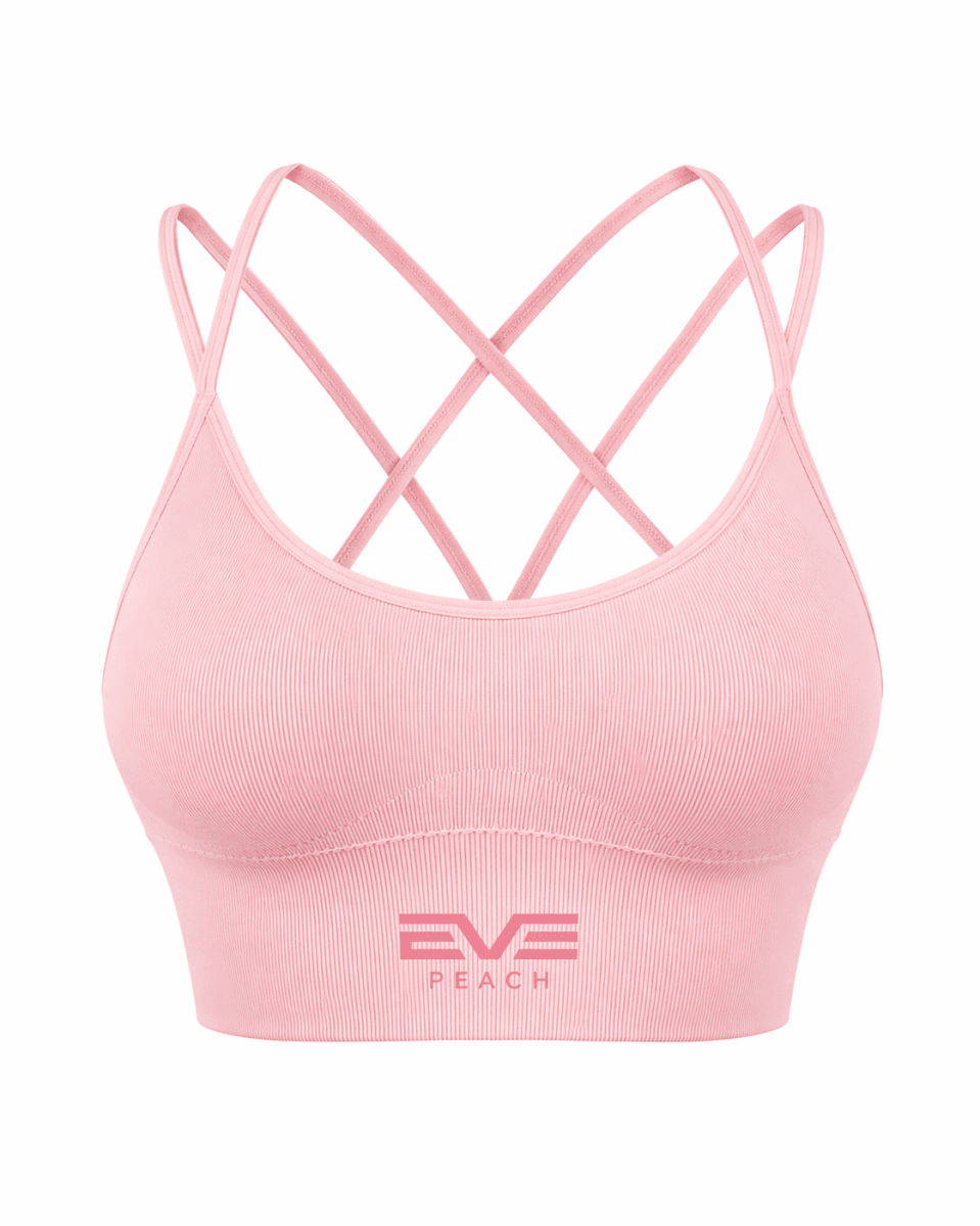 EVE Sculpt Crossback Sports Bra - EVEPEACH