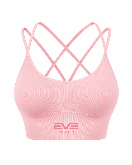 EVE Sculpt Crossback Sports Bra - EVEPEACH