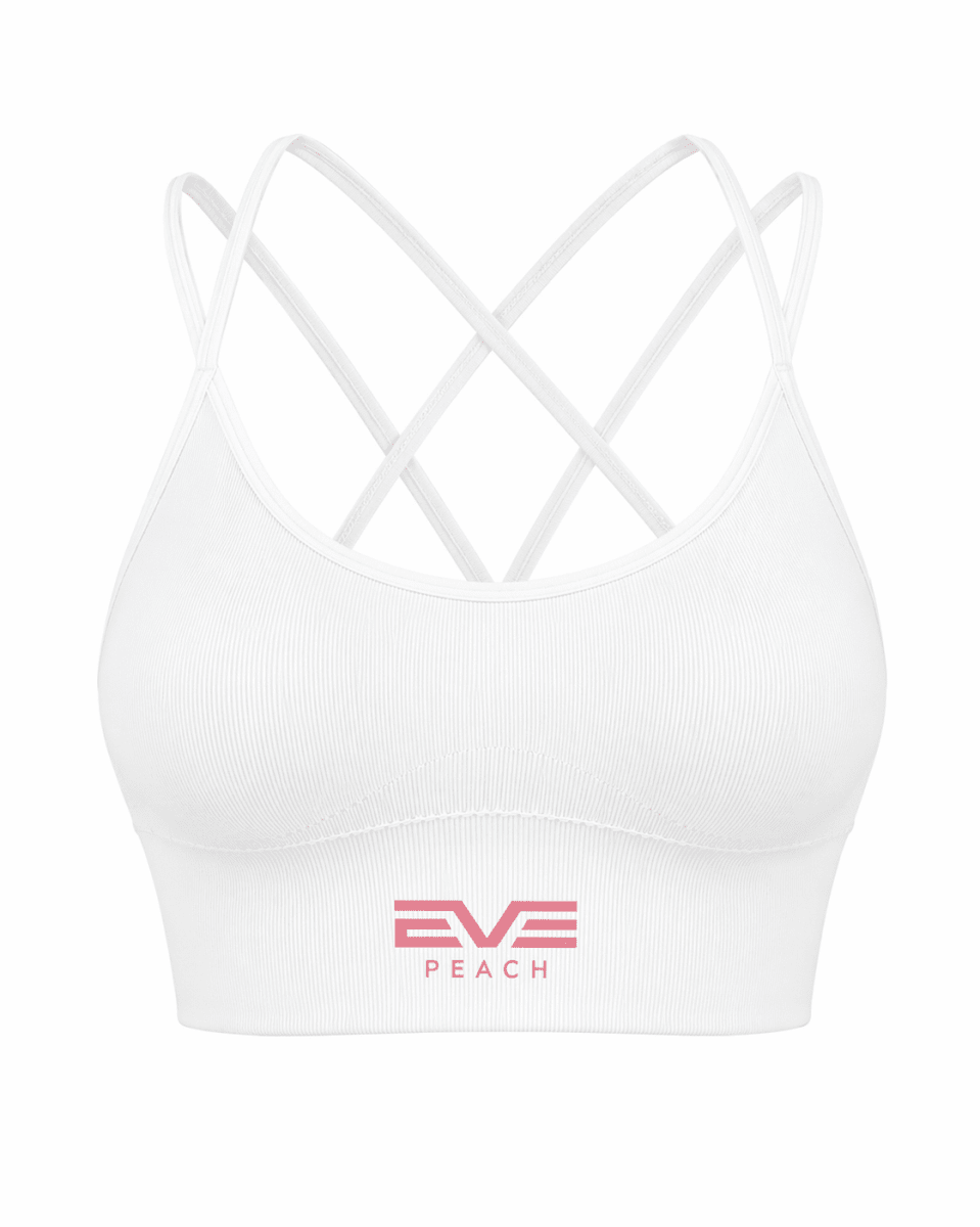 EVE Sculpt Crossback Sports Bra - EVEPEACH